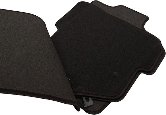 Petex Set Covorașe Față și Spate 4buc din Covor pentru Audi A1 2010+ Negre