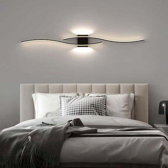 Moderne Minimalistische Schwarze 60 Cm 32w Integrierte LED Wandleuchte 3 Lichtarten