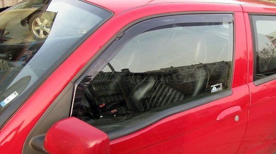 Heko Satz Windabweiser Vordere Dark Fime für Alfa Romeo Alfa 155 4D 1992-1996 2Stück