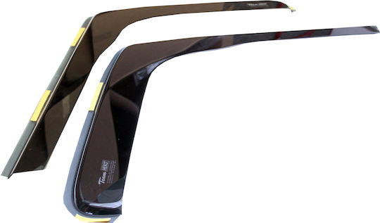 Heko Satz Windabweiser Vordere Dark Fime für Ford Transit Connect 2D 2004-2013 2Stück