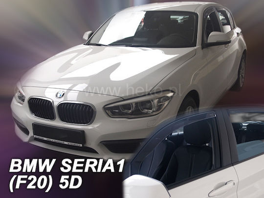 Heko Satz Windabweiser Vordere Dark Fime für BMW Serie 5 2Stück