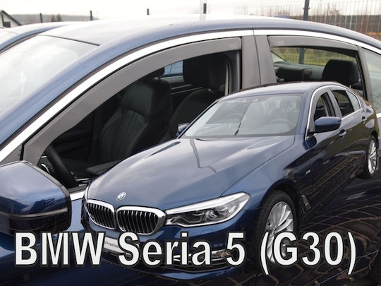 Heko Satz Windabweiser Vordere Dark Fime für BMW Serie 5 2Stück