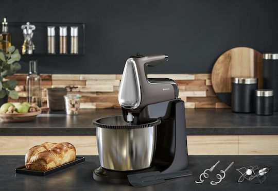 Tefal Powermix Silence Μίξερ με Inox Κάδο 2.5lt Μαύρο 850W