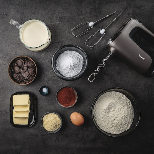 Tefal Powermix Silence Μίξερ με Inox Κάδο 2.5lt Μαύρο 850W
