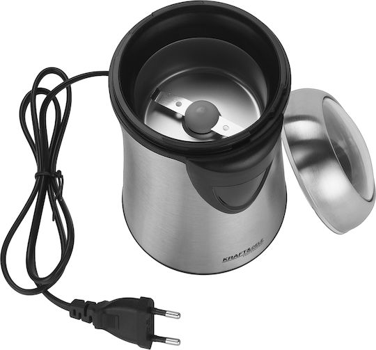 Kraft & Dele Râșniță Electrică de Cafea 300W cu Capacitatea de 60gr