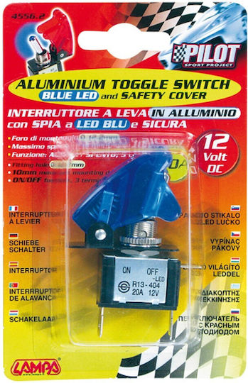Lampa Car On/Off Switch Led 20A 12V Universal Blue