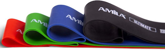 AMILA Resistance Band Loop Very Hard Black 0.6m