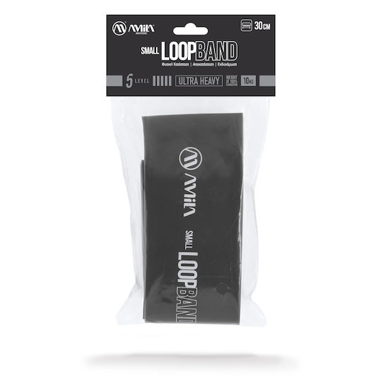 AMILA Resistance Band Loop Very Hard Black 0.6m