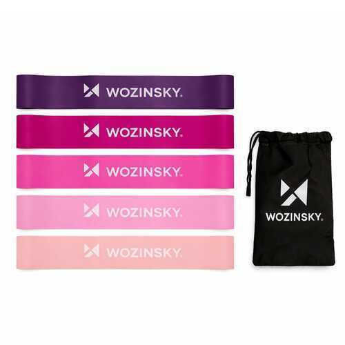 Wozinsky Wozinsky Widerstandsbänder Loop Set 5 Stück Mehrfarbig