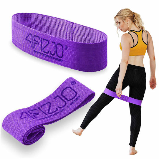 4FIZJO Bandă Mini De Rezistență Hard Violet 34cm 0.34m