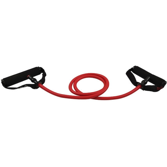 Liga Sport Bandă de rezistență pentru exerciții Gymtube Foarte Dur cu mânere Roșu