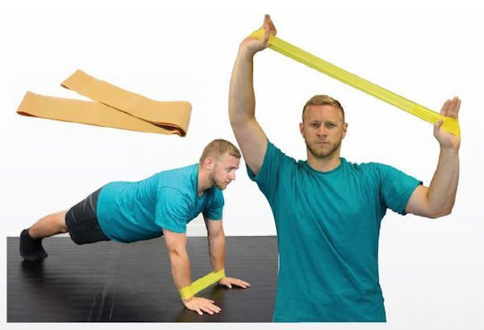 Lowenstein Bandă de rezistență pentru exerciții Bucla Moale Roșu 25cm 0.25m