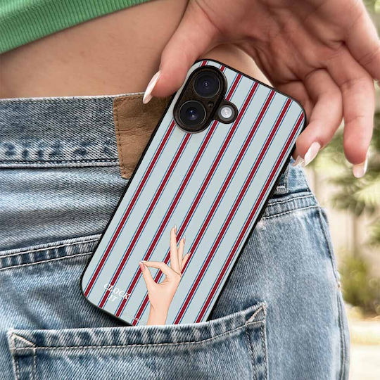 Sonique Stripe Stories Series Mobile Phone Case Motorola Edge 50 Fusion 5G Clock It