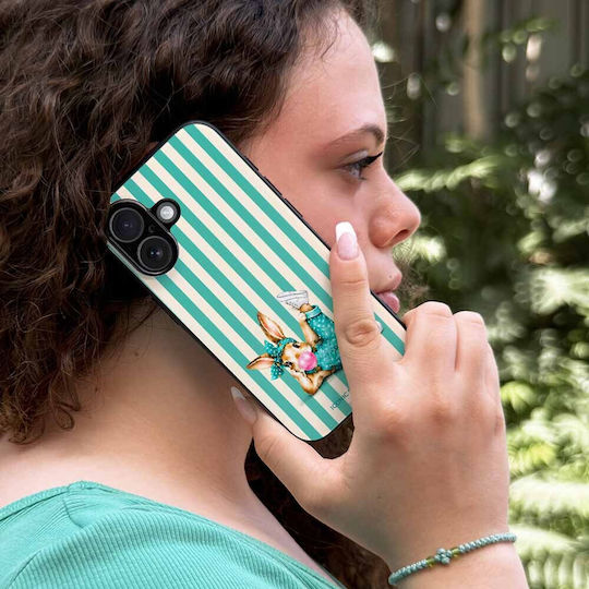 Sonique Stripe Stories Series Handyhüllen Motorola Moto E13 4g Iconic Hasenohren