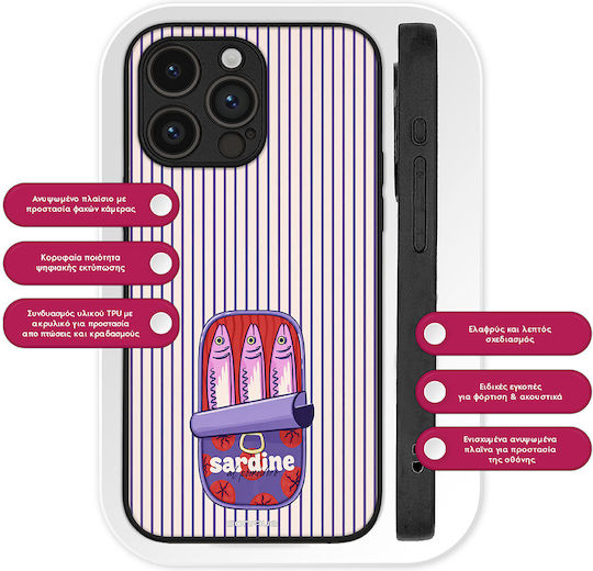 Husă Sonique Stripe Stories Series Motorola Moto G84 5g Sardine
