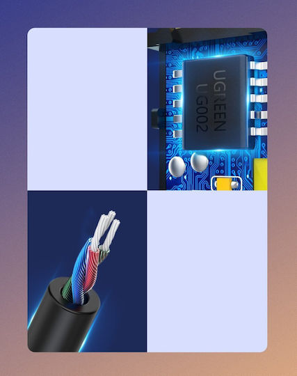 Ugreen CM309 Bluetooth Автомобилен за Таблото (AUX / Аудиоприемник / с USB Порт за Зареждане)