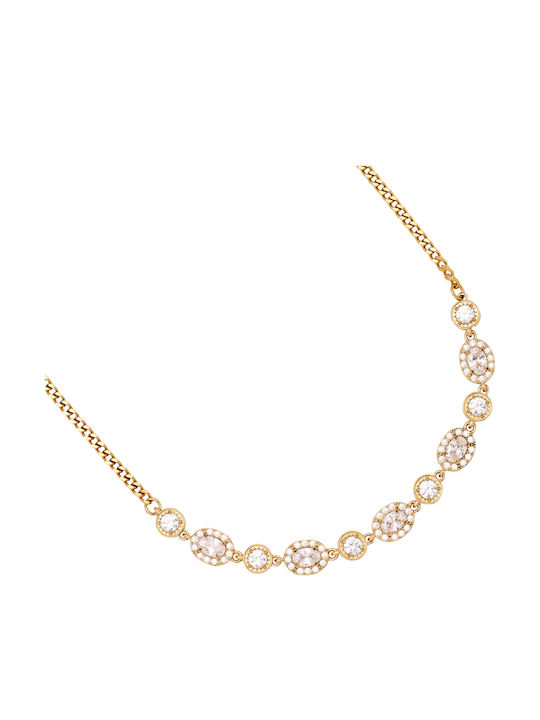 Papoulidis Jewellery Necklace Made of Gold Plated Steel Papoulidis Jewellery Necklace Made of Gold Plated Steel