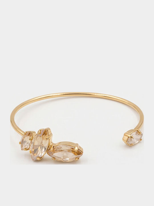 Touch Brățară Pentru Femei Din Alamă Placată Cu Aur 99 32 Gold