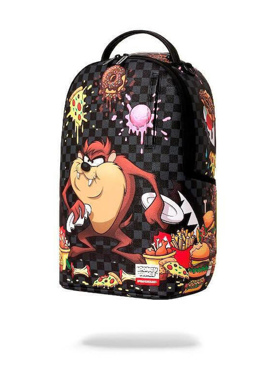 Sprayground School Backpack Junior High - High School Looney Tunes Taz Beast Feast DLXSR 29.21 x 15.24 x 45.7cm