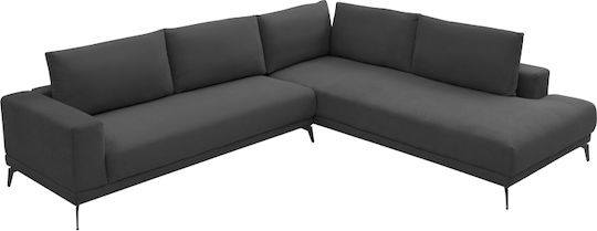 Selio Corner Couch with Left Corner Anthracite 300x240x100 cm