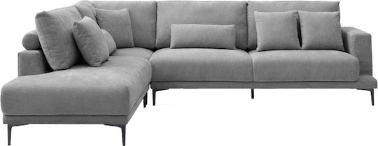 Maliva Ecke Sofa mit Rechte Ecke Grau 280x210x100cm