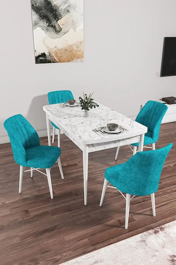 Καρέκλα Τραπεζαρίας Turquoise Καρέκλα Τραπεζαρίας Turquoise