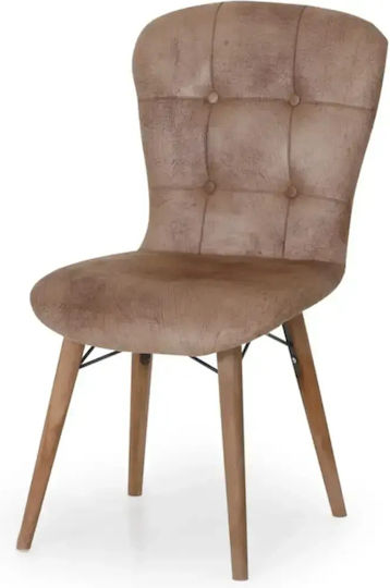 Scaun Sala De Mese Cu Material Textil Gri