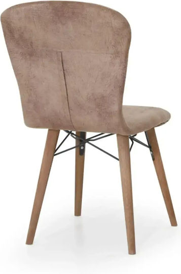 Scaun Sala De Mese Cu Material Textil Verde