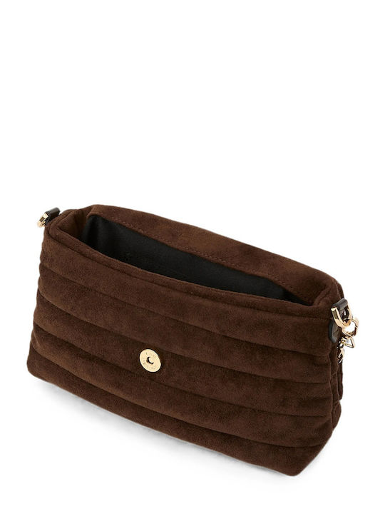 Women's Flap Bag Suede Tobacco