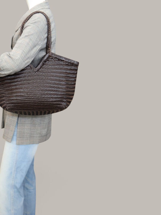 Leather Women's Shoulder Bag Black