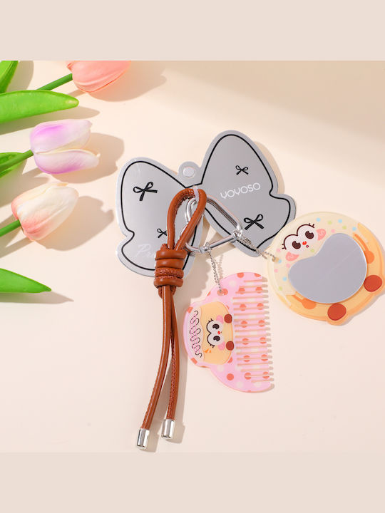 Candy Toy Series – Ключодържател Пудинг Огледало Гребен