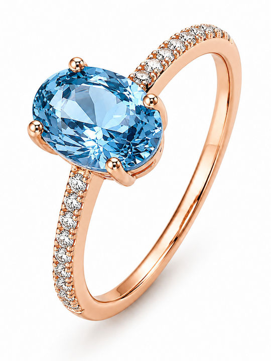 Verita Damen Silber Vergoldetes Ring