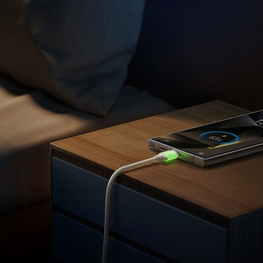 Joyroom Cablu USB-C tată - USB-A Bej 1.2m S-A53 3A