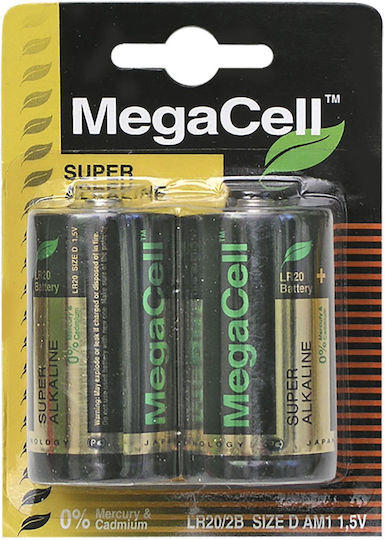 Megacell Alkaline-Batterien D 1,5V 24 Stück