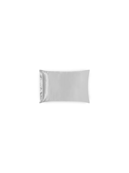 Valeria Home Set Huse Pentru Pilote 240x220cm Superdublu Cu 2 Fețe De Pernă Cearșafuri Maria – 100% Mătase Pură Mulberry Dimensiune Pilotă Argintiu