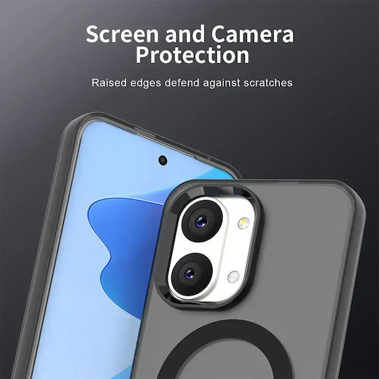 Orso Magcase Back Cover Πλαστικό / Σιλικόνης Μαύρο (Poco X8 Pro Max)