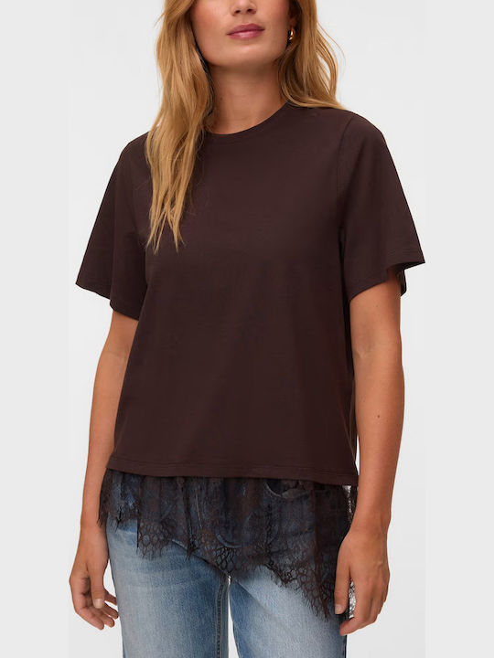 Vero Moda Дамско T-shirt Chocolate Torte