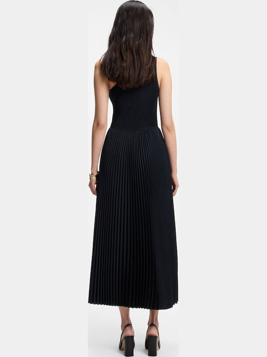 Rochie de vară Midi Rochie-cămașă Albastru închis