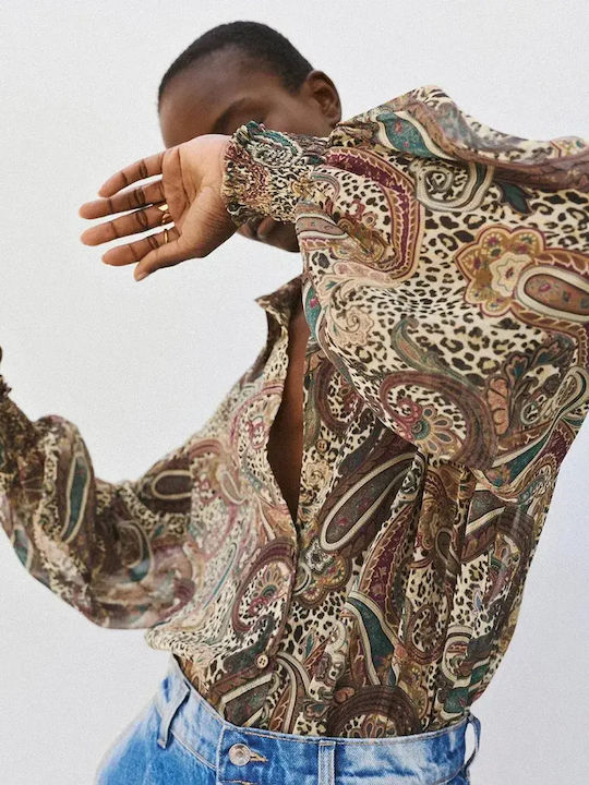 Long Sleeve Women's Printed Shirt