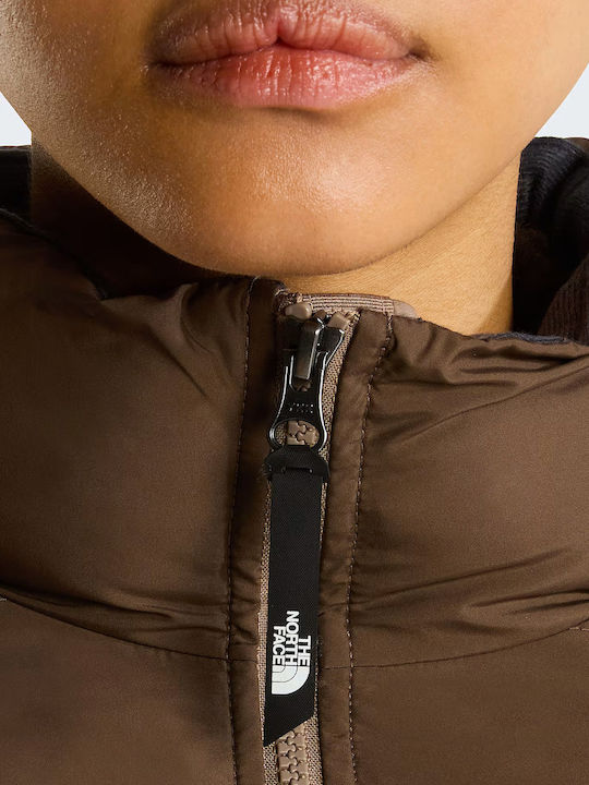 Saikuru Women's Puffer Jacket for Winter Brown