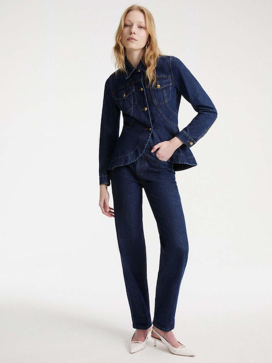 Women's Jean Jacket Washed Denim