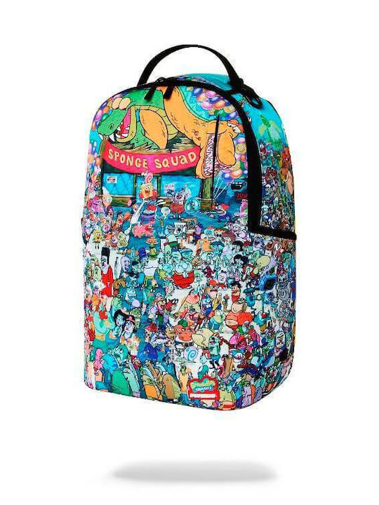 Sprayground School Backpack Junior High-High School Spongebob Crowd DLXSR 29.21 x 15.24 x 45.7cm