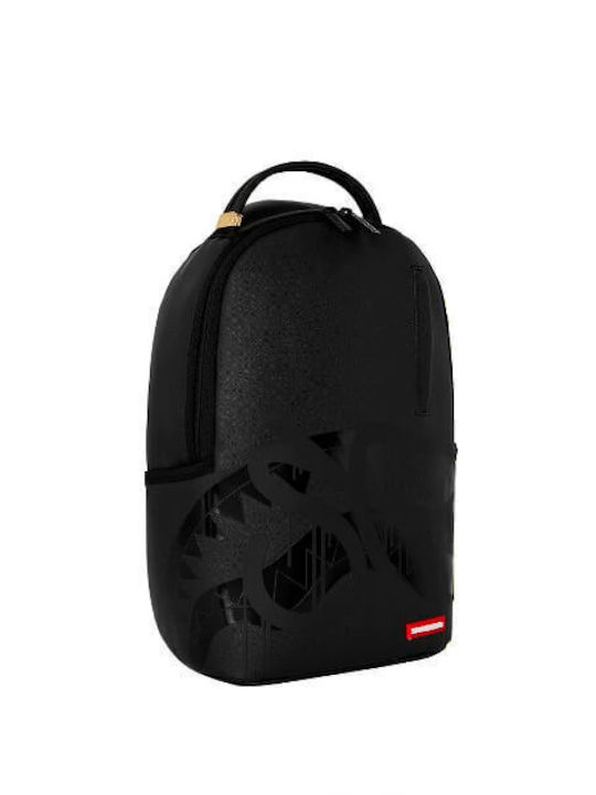 Sprayground Σχολική Τσάντα Πλάτης Γυμνασίου - Λυκείου Lux Black Ghost Drip Mini DLX 27 x 15 x 45εκ