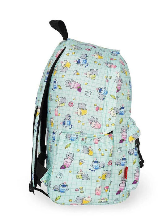Legami Milano Детска раница Тюркоазена 35x20x45см