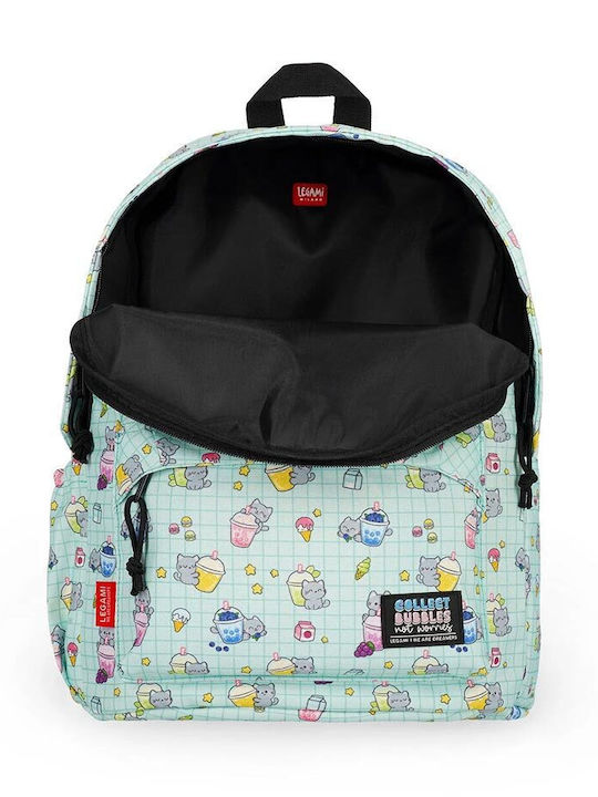 Legami Milano Детска раница Тюркоазена 35x20x45см