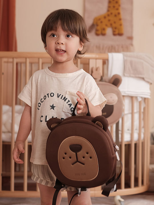 zoy zoii Kids Brown Backpack Bag 32cm