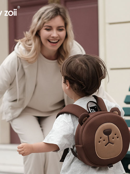 zoy zoii Kids Brown Backpack Bag 32cm