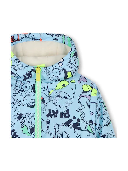 Kids Casual Short Jacket Light Blue