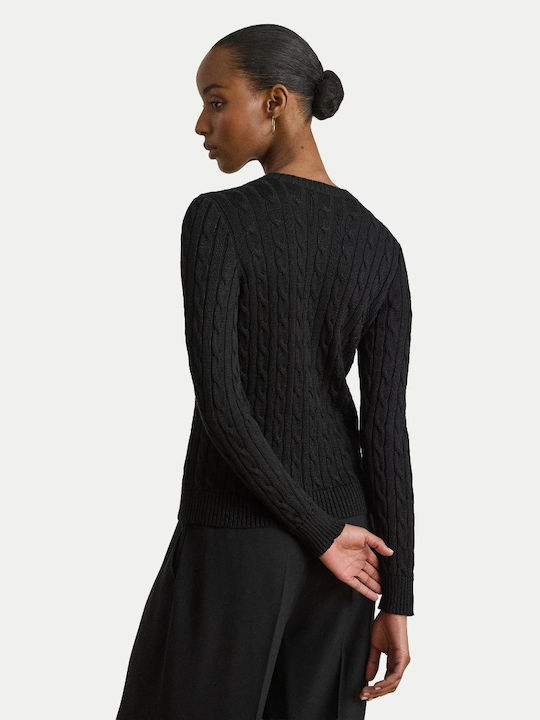 Women's Knitted Cardigan with Buttons Black