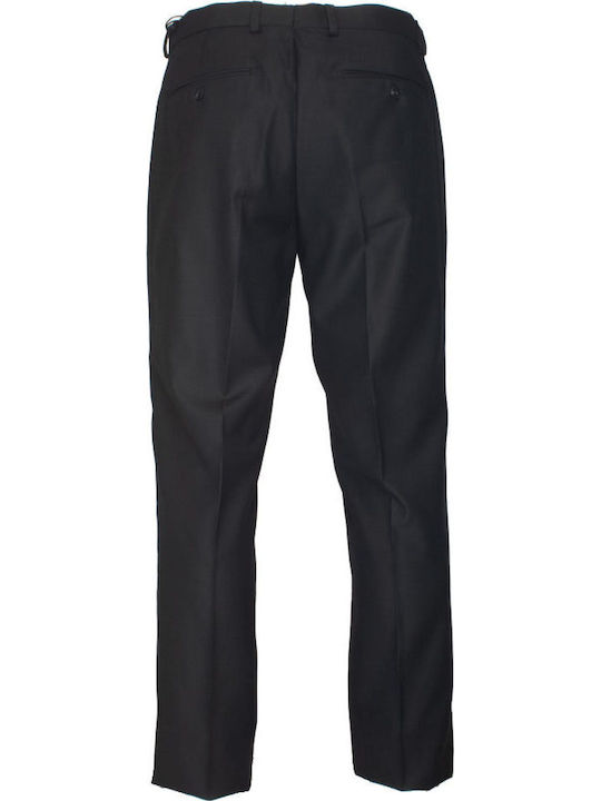 Pantaloni În Fit Regular Negru